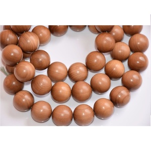 Jap Mala ไม้จันทน์เกรดสูงพร้อมลูกปัดกลม108สำหรับการบำบัดพลังงานและการปฏิบัติแบบเซน - Product Image 1