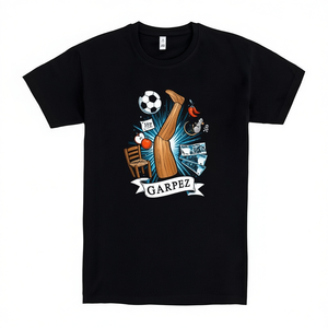 T-shirt promozionali Garpez's Leg con design unico per uomo e donna - Product Image 2