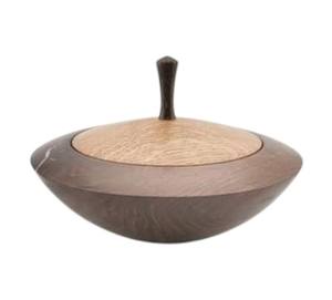 Venta directa de fábrica de madera de alta calidad Dátiles para servir tazón de chocolate utensilios de cocina perfectos contenedor de almacenamiento tazón con tapa - Product Image 4