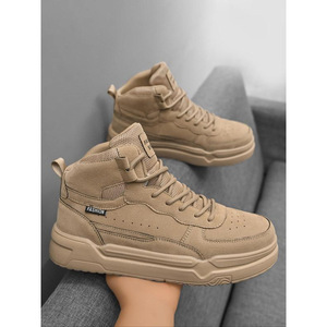 Zapatos Casuales de Corte Alto para Hombre con Suelas Gruesas, Modernos y Versátiles para Todas las Estaciones, para Verano, Otoño e Invierno - Product Image 3