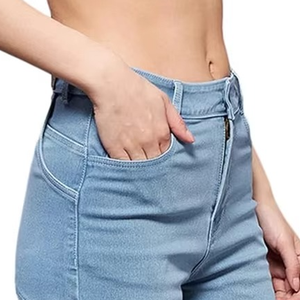 Shorts en jean légers, taille et motif personnalisés, pour l'extérieur, à prix raisonnable, dernier design, prix raisonnable, shorts pour femmes - Product Image 6