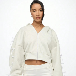 Sudadera con capucha y cremallera con forro térmico, ajuste unisex, ropa de gimnasio, moda casual, bordado personalizado, pedido a granel, entrega rápida - Product Image 1