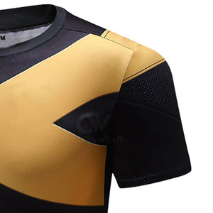 2025 personalizado impreso sublimado 100% algodón ecológico de secado rápido Regular Fit camiseta para hombres - Product Image 4