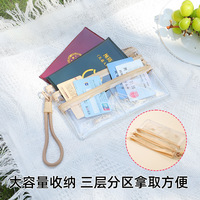Organisateur de voyage multi-documents, étui de protection pour passeport, registre de famille et carte d'embarquement, porte-cartes portable personnalisable
