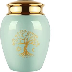 MS INC – urnes de crémation en métal noir, pour hommes et femmes adultes, cendres, grandes urnes d'enterrement pour cendres humaines - Product Image 4