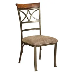 Chaise en métal Chaises décoratives faites à la main de qualité supérieure avec siège confortable en cuir et corps en métal vente chaude bas prix - Product Image 3