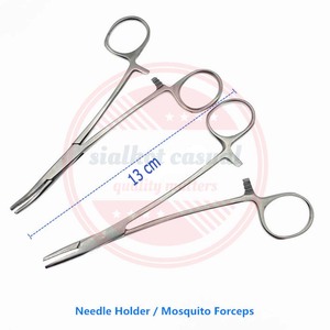 Kits de dissection outils chirurgicaux 5 pc ensemble pince à épiler ciseaux de fonctionnement pince scalpel trousse à outils - Product Image 4