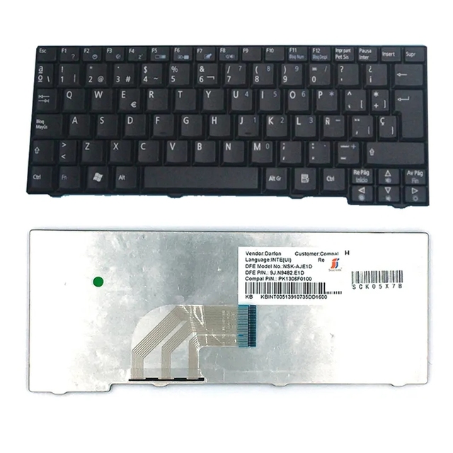 Laptop Keyboard Lot Us New Keyboard for Acer Aspire One A110 A150 D150 D250 ZA8 ZG8 ZG5 KAV10 Laptop Keyboard