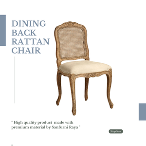 Restaurant ensemble chaise en rotin avec siège coussin confortable meubles de restaurant design antique moderne prix de gros - Product Image 6