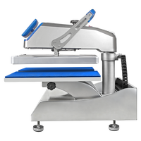 Presse à Chaud Pneumatique Semi-Automatique Professionnelle pour T-shirts avec Double Plaque Chauffante – Nouvelle Utilisation pour Vêtements