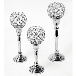 Good Quality Crystal Diamond Decorative <b>Candlestick</b> Stand Designer Home & Hotels Religious Decor for Christmas - Product Image 5