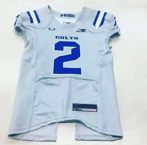 Uniformes de football américain personnalisés de haute qualité pour adultes, collège, 7 contre 7, maillots de flag, respirants, 100% polyester, maille, grande taille - Product Image 2