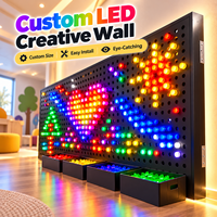 Mur interactif LED, mur en panneaux LED pour aire de jeux intérieure pour enfants, blocs de construction interactifs, équipement de jeux muraux interactifs