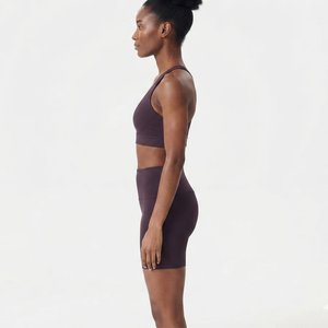 Soutien-gorge de sport pour femme à maintien élevé, sexy, respirant, imprimé, extensible dans quatre directions, avec bretelles dos nageur et logo frontal, pour le yoga et l'entraînement - Product Image 4