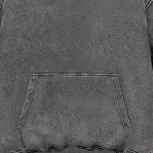 Custom 100% Cotton Oem Service Acid Washed Distressed Hoodies Best Fashionable <b>Men</b> Acid Washed <b>Crop</b> <b>Top</b> Hoodies - Product Image 4