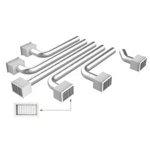 Kit de finition rapide pour systèmes CVC 6 zones avec 150/160 raccords et plénum - Product Image 2