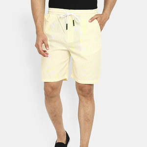 กางเกงขาสั้นผู้ชายแบบใหม่สั่งทำพิเศษ สีพื้น ผลิตในปากีสถาน มีจำหน่าย - Product Image 1