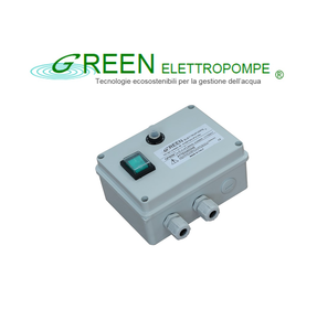 Quadro Elettrico di Controllo Acqua Serie QR, Massima Qualità Italiana, Monofase, Personalizzabile per Pompe Elettriche - Product Image 1