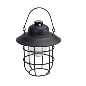 La mejor linterna colgante de metal de calidad superior para interiores y exteriores de un proveedor de confianza con acabado de color negro - Product Image 1