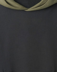 Nouveau arrivé 2025 100% coton sweats à capuche hommes personnalisé DTF imprimé logo bloc de couleur respirant surdimensionné goutte épaule sweats à capuche pour hommes - Product Image 3