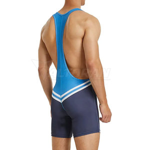 OEM Customized 100% Polyester Plus Size Wrestling <b>Singlet</b> New Design Sportswear Valtoran Wear VW-1206 220g <b>Men</b> - Product Image 5