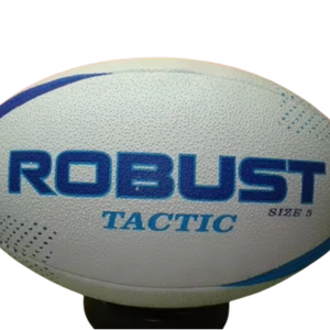Diseño personalizado Robusto Tri-Tech Rugby Union Match Balls Tamaño-5 Goma duradera con fuerte agarre fino de larga duración - Product Image 1
