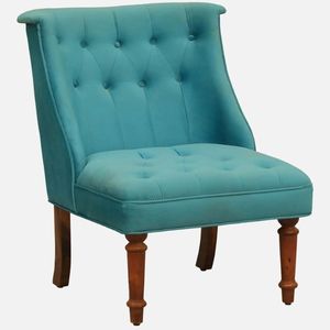 Silla moderna de terciopelo Ludovic para sala de estar elegante y cómoda para uso doméstico - Product Image 3