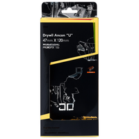 Anclaje para Paneles de Yeso en Forma de 'U' de 47 mm x 120 mm PROMOFIX Caja de 100 Unidades