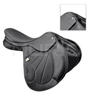Selle de dressage anglais de haute qualité en cuir noir selle d'endurance de cheval occidental produits de course de chevaux anglais d'Inde - Product Image 2