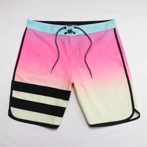 กางเกงว่ายน้ำขาสั้นผู้ชายกางเกงขาสั้นพิมพ์ลายชุดว่ายน้ำเล่นน้ำชายหาดมีกระเป๋ากางเกงว่ายน้ำผ้าโพลีเอสเตอร์แบบปรับแต่งได้สำหรับ100% - Product Image 4