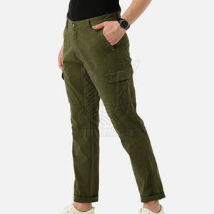 กางเกงคาร์โก้ผ้าแคนวาสผู้ชายแบบลำลองน้ำหนักเบาสำหรับเล่นกีฬาใส่หน้าร้อนขายส่งออนไลน์ - Product Image 2