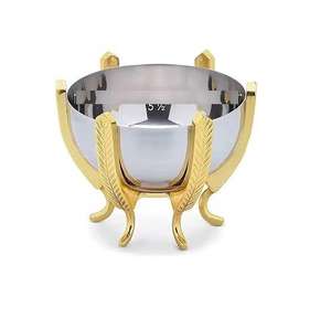 Bois de cerf bols pour la maison hôtel Restaurant dates Fruits fait à la main argent aluminium rond bol de service hôtel fournitures décoration de la maison - Product Image 6