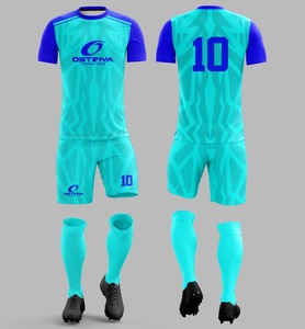 Digital Print Soccer Uniform Sets 100% <b>Polyester</b> Custom Made Breathable Quick Dry Short Sleeve Unisex Adult 340g All Seasons - Product Image 2