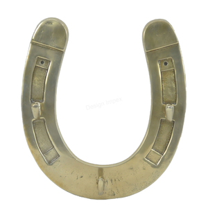 Plaque murale en fer à cheval en fonte d'aluminium Plaque équestre de belle qualité et objets décoratifs muraux pour montage sur porte - Product Image 4