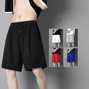 Nouveaux shorts de sport pour hommes à cordon de serrage, couleur unie, pour la salle de sport, l'entraînement, la course à pied, le fitness, le basketball, shorts décontractés, 2025 - Product Image 4