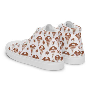Scarpe alta moda tela donna Fisayo Terracotta - Product Image 2