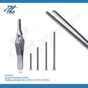 Pinces de bouledogue Diethrich pinces de bouledogue droites 12.5mm fabricant d'instruments chirurgicaux en acier inoxydable Pakistan - Product Image 2