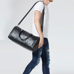 Bolsa de lona multifuncional para fitness al aire libre, Mochila deportiva de cuero duradera con cierre de cremallera para viajes - Product Image 4