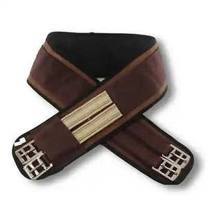 Professional High Quality Equestrian Adjustable <b>Leather</b> Dressage Horse Girth Customization Accepted Equine <b>Products</b> - Product Image 3