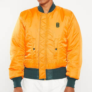 Blouson aviateur coupe-vent personnalisé pour hommes avec col montant Fashion Street Wear nouveau design - Product Image 2