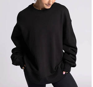 เสื้อสเวตเตอร์คอกลมแขนยาวปักลายสำหรับผู้หญิงเสื้อโอเวอร์ไซส์แขนยาวเปิดไหล่สำหรับฤดูหนาวฤดูใบไม้ร่วง - Product Image 2