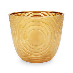 Bandeja de servicio decorativa martillada de oro nórdico personalizada, Frutero de acero ecológico de primera calidad para cocina y comedor - Product Image 3