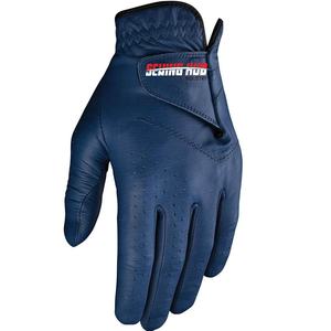 Guantes de golf de cuero Cabretta antideslizantes al por mayor 2025 con logotipo personalizado para deportes y gimnasio hechos de piel de oveja y PU - Product Image 1