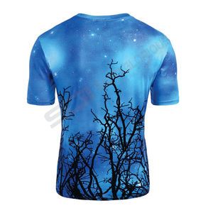 Vente chaude Hommes Sublimation 100% Polyester t-shirt Hommes Sublimation T-shirt - Product Image 3