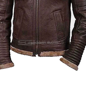 Precio al por mayor Chaqueta de cuero de moda Uso al aire libre Chaqueta de cuero Nueva llegada Chaqueta de cuero para hombres - Product Image 6