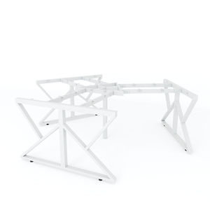SFKC008-3 en 1, Estilo Minimalista, Esquina de 120 Grados, Sofá de 3 Plazas en Forma de K, Madera de Caucho y Reposapiés de Hierro, Bn Cm Gc K-Charm - Product Image 4