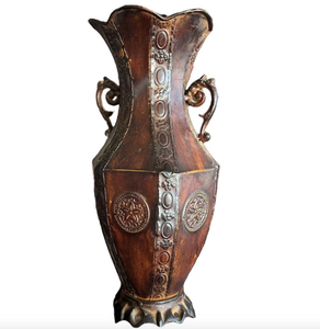 Jarrón de metal dorado personalizable hecho a mano, latón hecho a mano, decoración del hogar para bodas, fiestas y eventos - Product Image 5