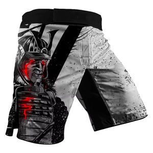 Meilleur prix Short MMA avec séchage rapide et impression de broderie par sublimation entièrement personnalisable Style de rue unique taille moyenne - Product Image 3