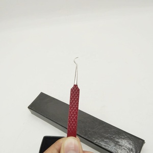 แหนบขนตาปลอมทำจากสเตนเลสสตีลใช้ต่อขนตาสีแดงแหนบแบบปรับแต่งสีได้โลโก้ออกแบบได้ตามที่ต้องการ - Product Image 6