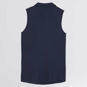 Polo de Mujer al por Mayor, 100% Algodón, Corte Ajustado, Diseño Sólido con Cinta en el Cuello, Alta Calidad y Bajo Precio, Estilo Casual - Product Image 4